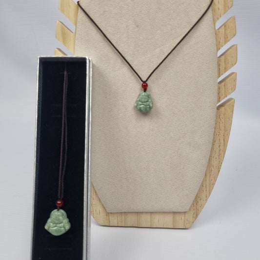 Jade Buddha Pendant Necklace