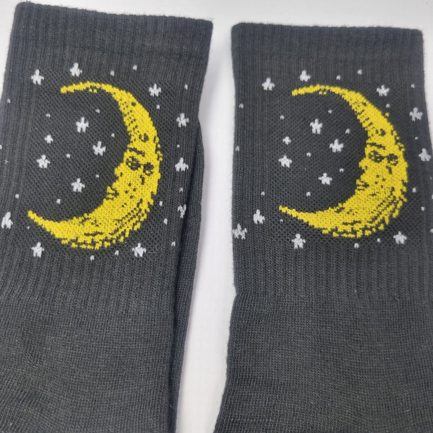 Moon and Stars Crew Socks