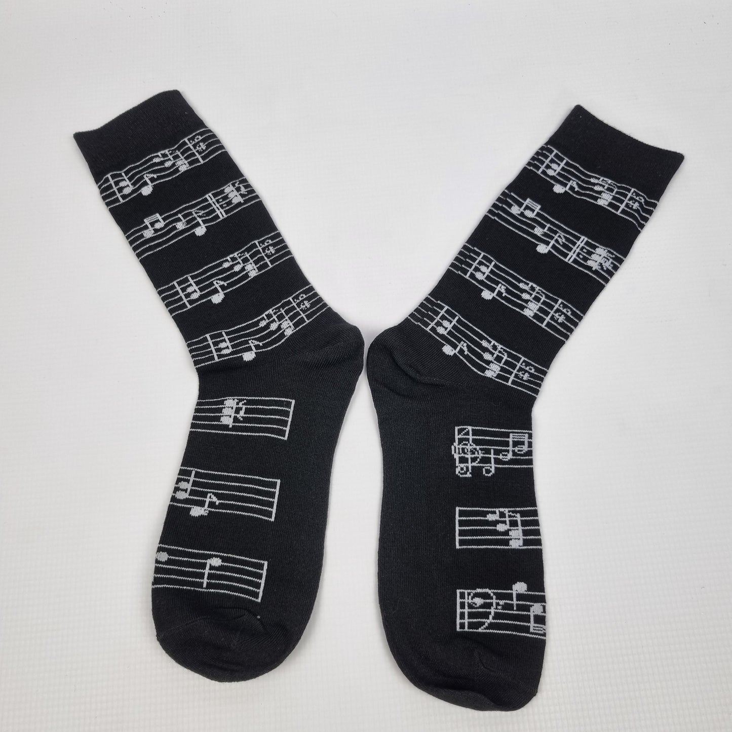 Music Notes Crew Socks