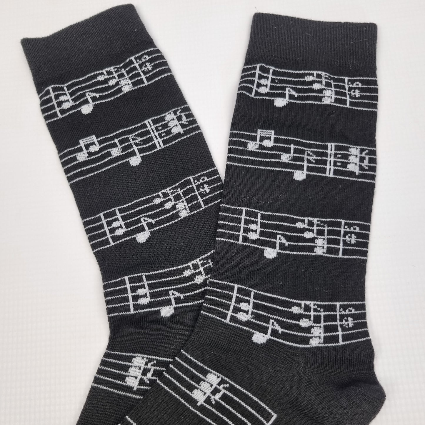 Music Notes Crew Socks