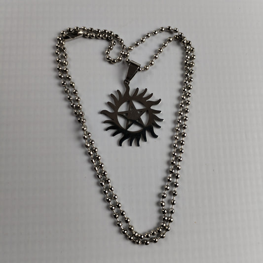 Alchemy Sun Pentagram Necklace