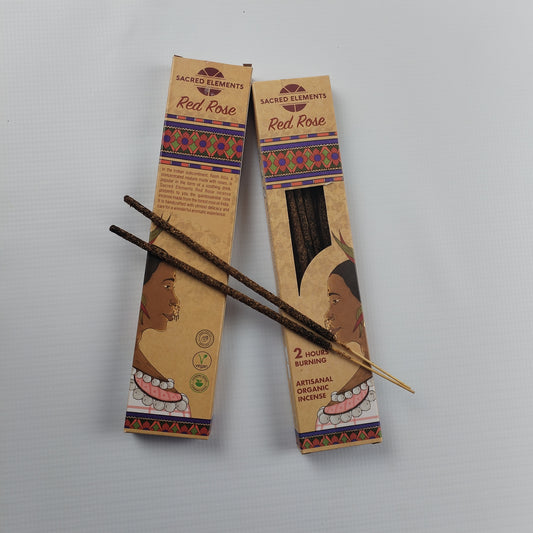 Organic Red Rose Incense