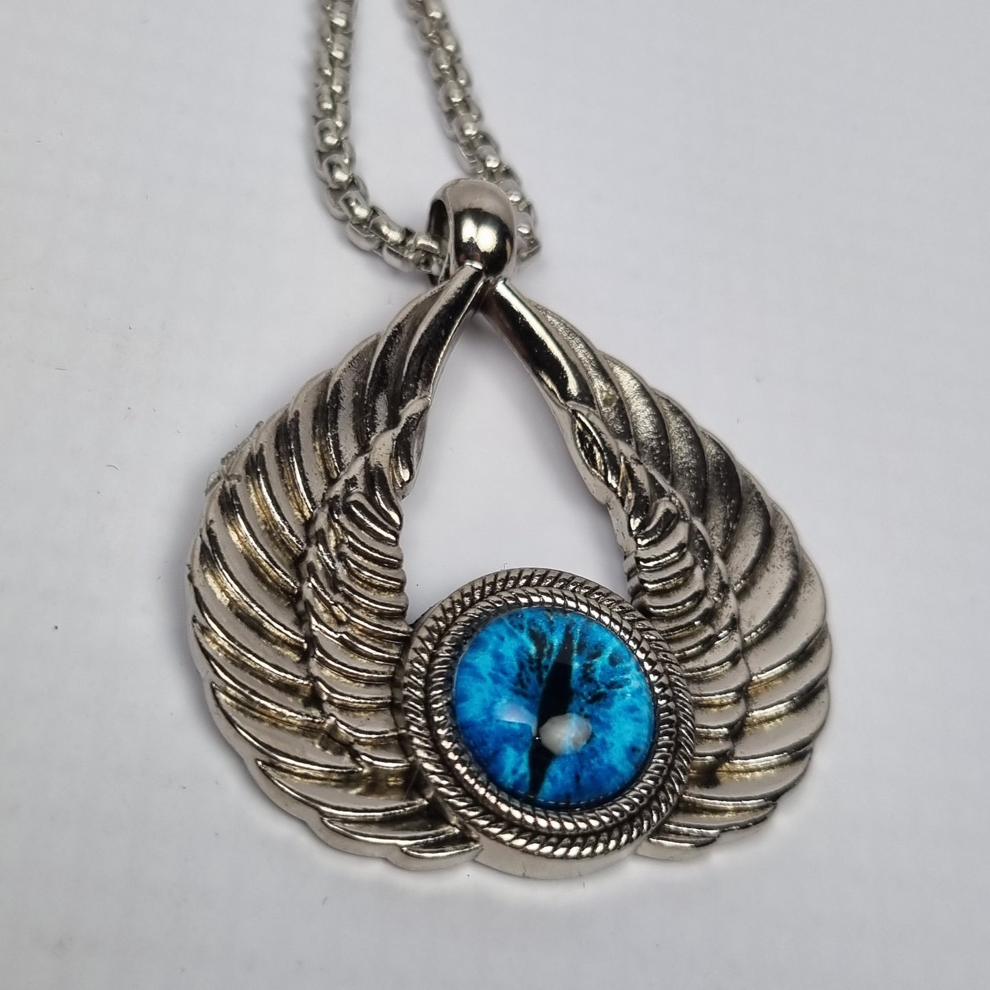 Blue Isis Winged Pendant