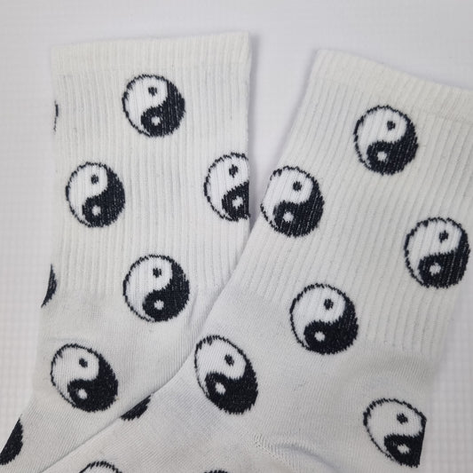 Yin Yang Crew Socks