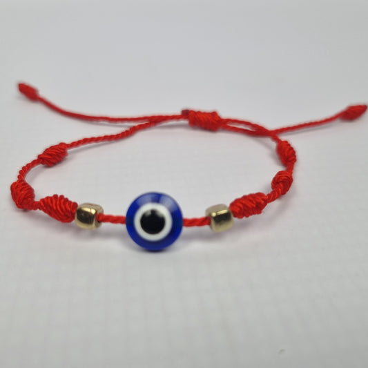 Bohemian Red Rope Guardian Eye Bracelet