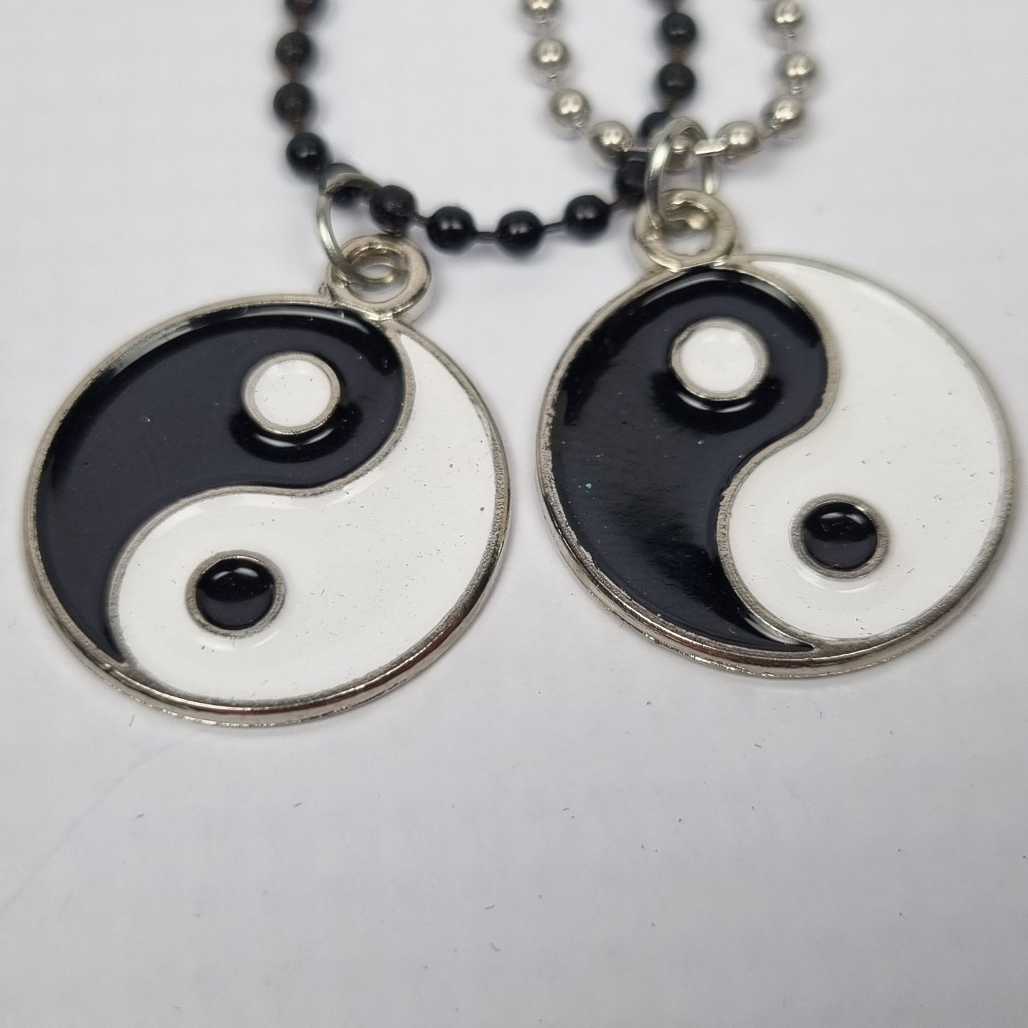 Traditional Yin Yang Couples Necklace on Stainless Steel