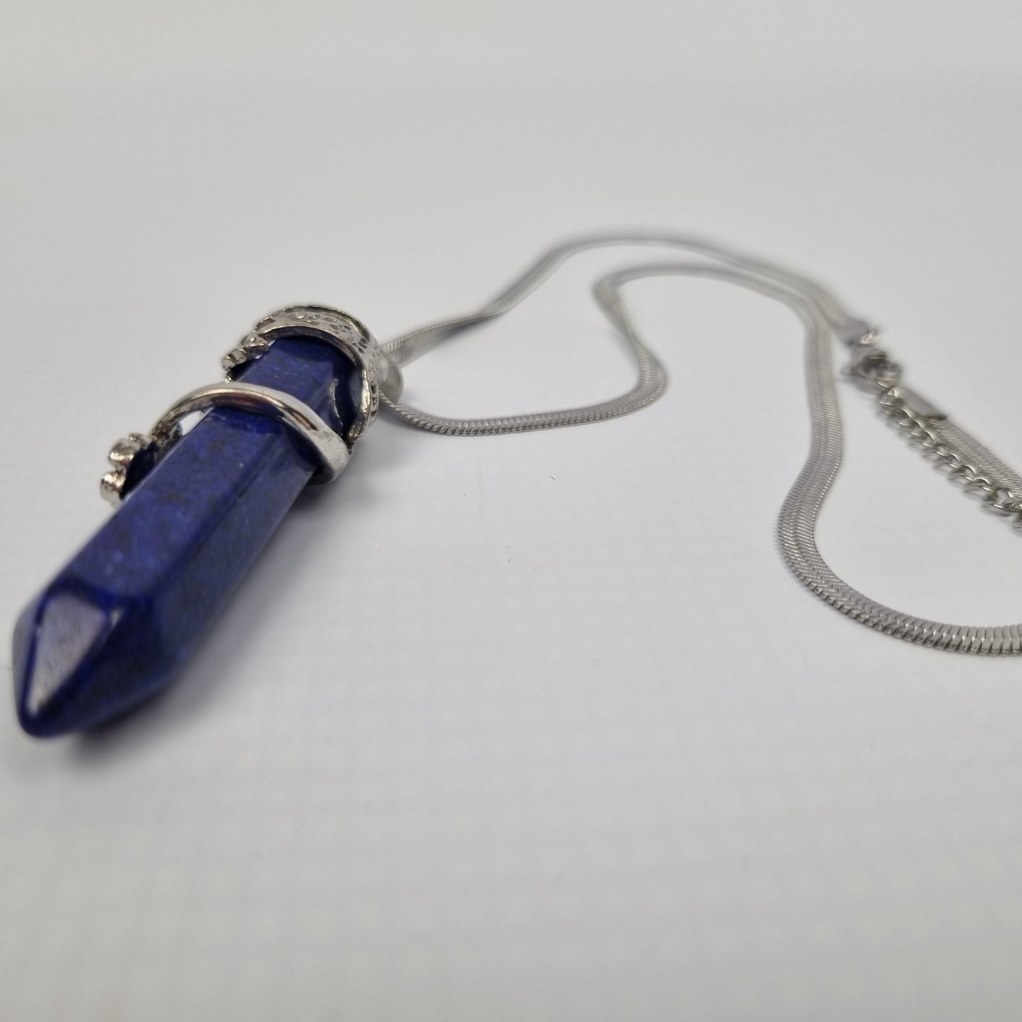 Lapis Lazuli Pendant on Snake Chain